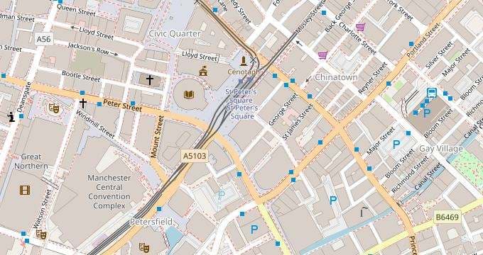 Map showing our office location